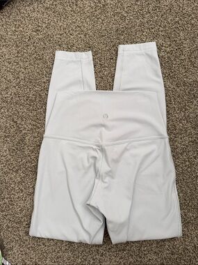 Lululemon High-Rise White Align Leggings